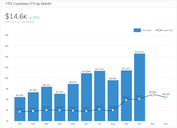 Year-to-Date-Customer-Lifetime-Value-by-Month-Metric