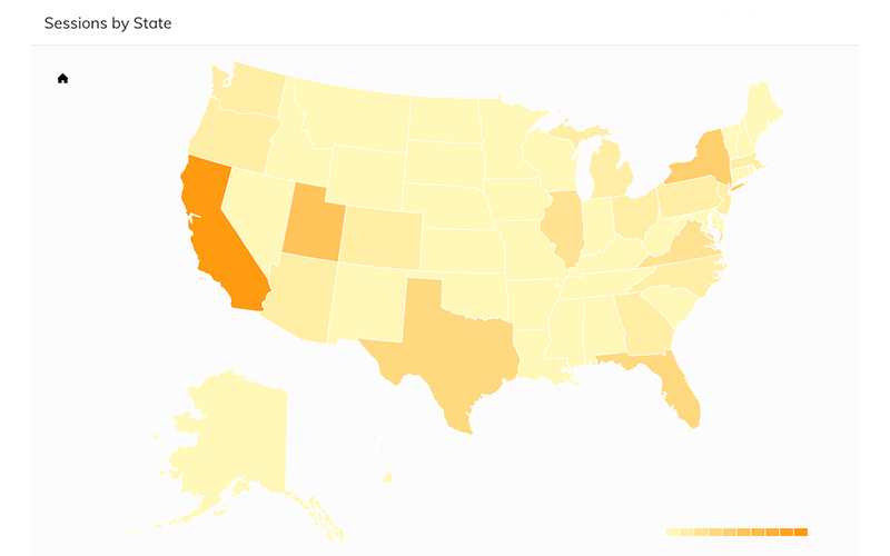 Sessions by State