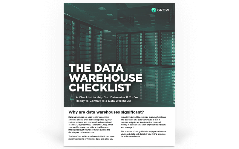 The Data Warehouse Checklist